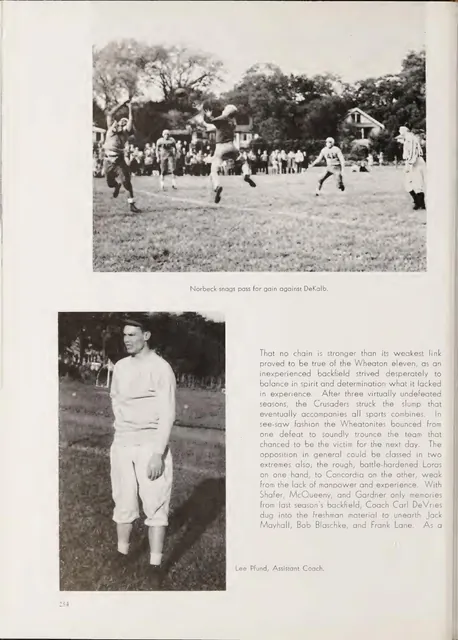 Norbeck and Pfund, 1946 Tower yearbook