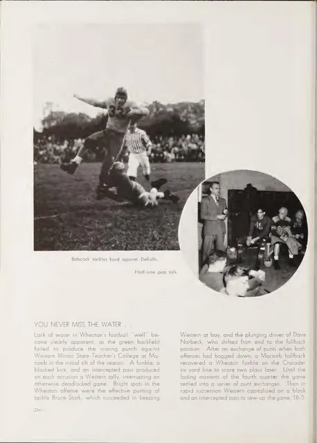 Babcock against DeKalb, 1946 Tower