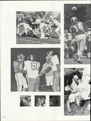 Football section, p. 160, 1975 Tower yearbook