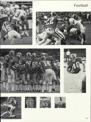 Football section, p. 163, 1975 Tower yearbook