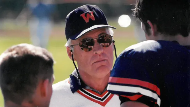 J.R. Bishop on the sideline