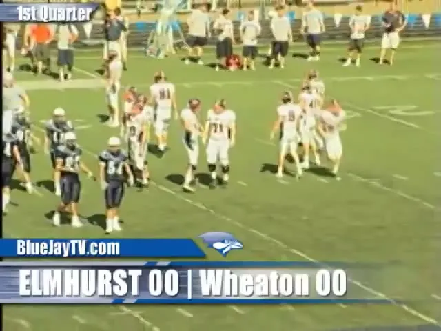 vs. Elmhurst, 2010 game film (frame 1)