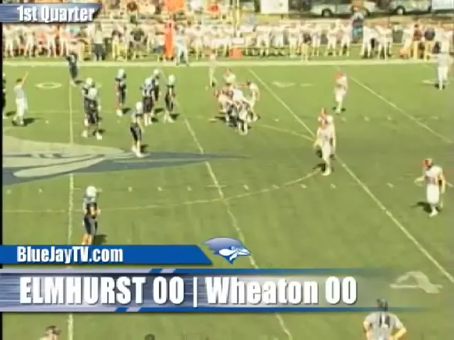 vs. Elmhurst, 2010 game film (frame 175)