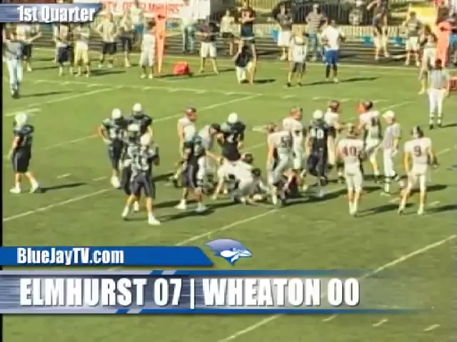 vs. Elmhurst, 2010 game film (frame 1495)