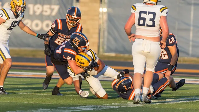 Colin Moore against Augustana, 2024